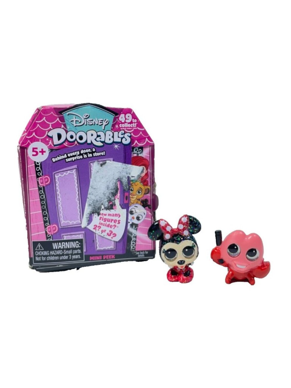 Disney Doorables Mini Peek Minnie Mouse & Sedation Figures